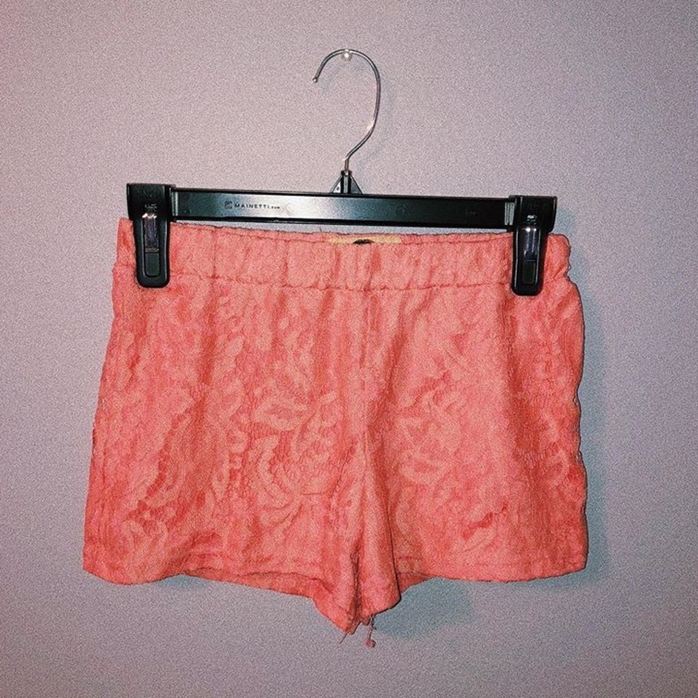 lace booty shorts